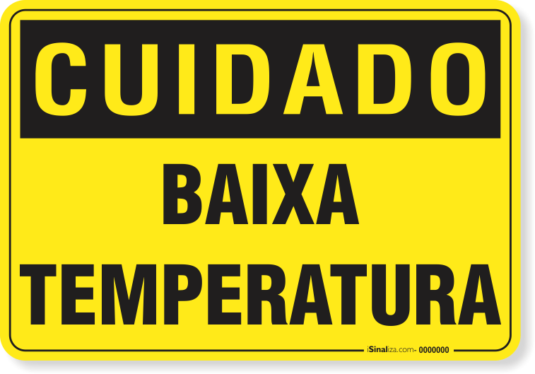 Placa Cuidado  Baixa Temperatura S30