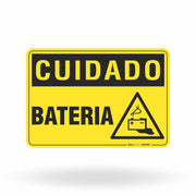 Placa Cuidado - Bateria