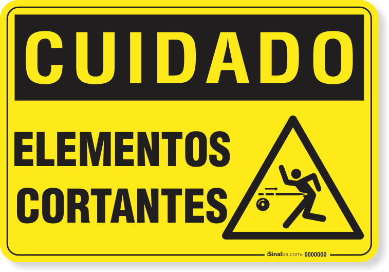 Placa Cuidado  Elementos Cortantes S2