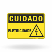 Placa Cuidado - Eletricidade