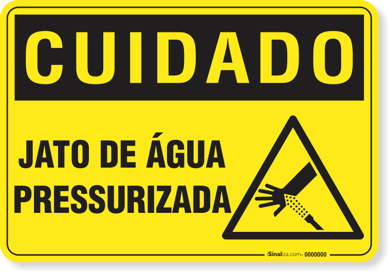 Placa Cuidado  Não Acenda Fogo