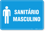 Placa Sanitário Masculino
