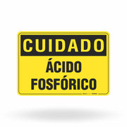 Placa Cuidado - Ácido Fosfórico