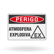 Placa Perigo - Atmosfera Explosiva