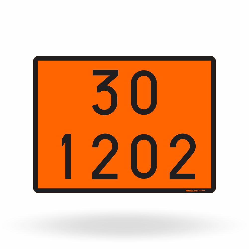 Painel de Segurança ONU - 30 - Óleo Diesel - 40x30 cm