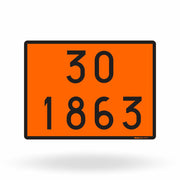 Painel de Segurança ONU - 30 - Querosene de Aviação - 40x30 cm