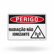 Placa Perigo - Radiação Não Ionizante