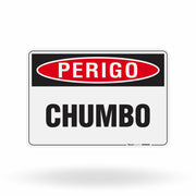 Placa Perigo - Chumbo