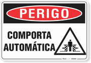 Placa Perigo Comporta Automática