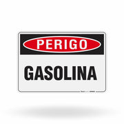 Placa Perigo - Gasolina