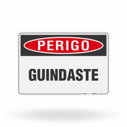 Placa Perigo - Guindaste