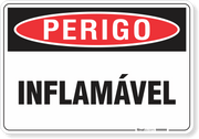 Placa Perigo Inflamável