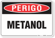 Placa Perigo Metanol