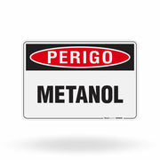 Placa Perigo - Metanol