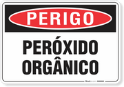 Placa Perigo Peróxido Orgânico