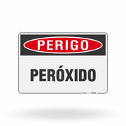 Placa Perigo - Peróxido