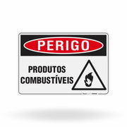 Placa Perigo - Produtos Combustíveis