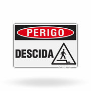 Placa Perigo - Descida