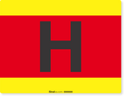 Placa de Sinalização - Hidrante Para Coluna