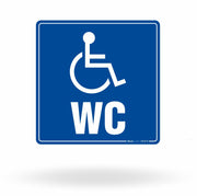 Placa de Sinalização Banheiro Acessível (PcD)