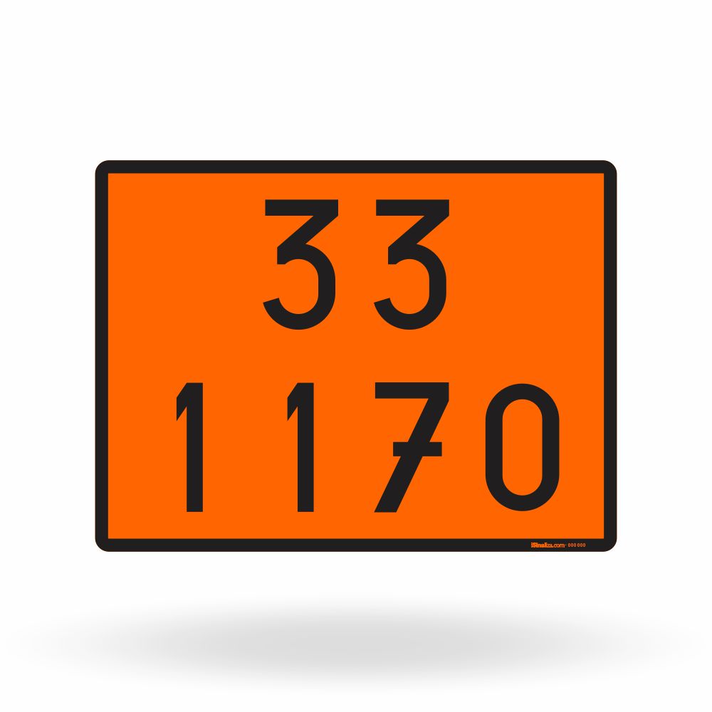Painel de Segurança ONU - 33 - Etanol - 40x30 cm