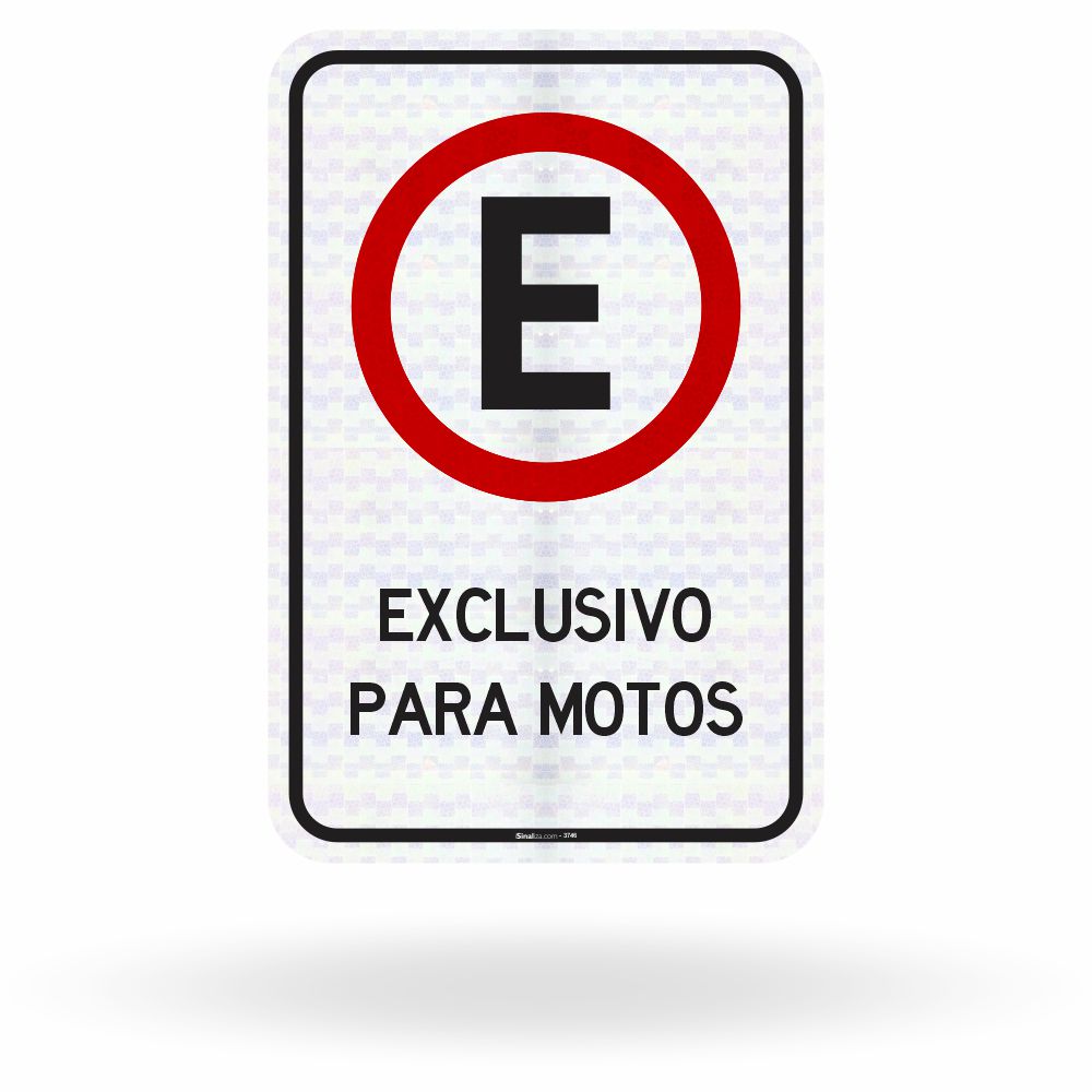 Placa Estacionamento Exclusivo para Motos