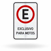 Placa Estacionamento Exclusivo para Motos