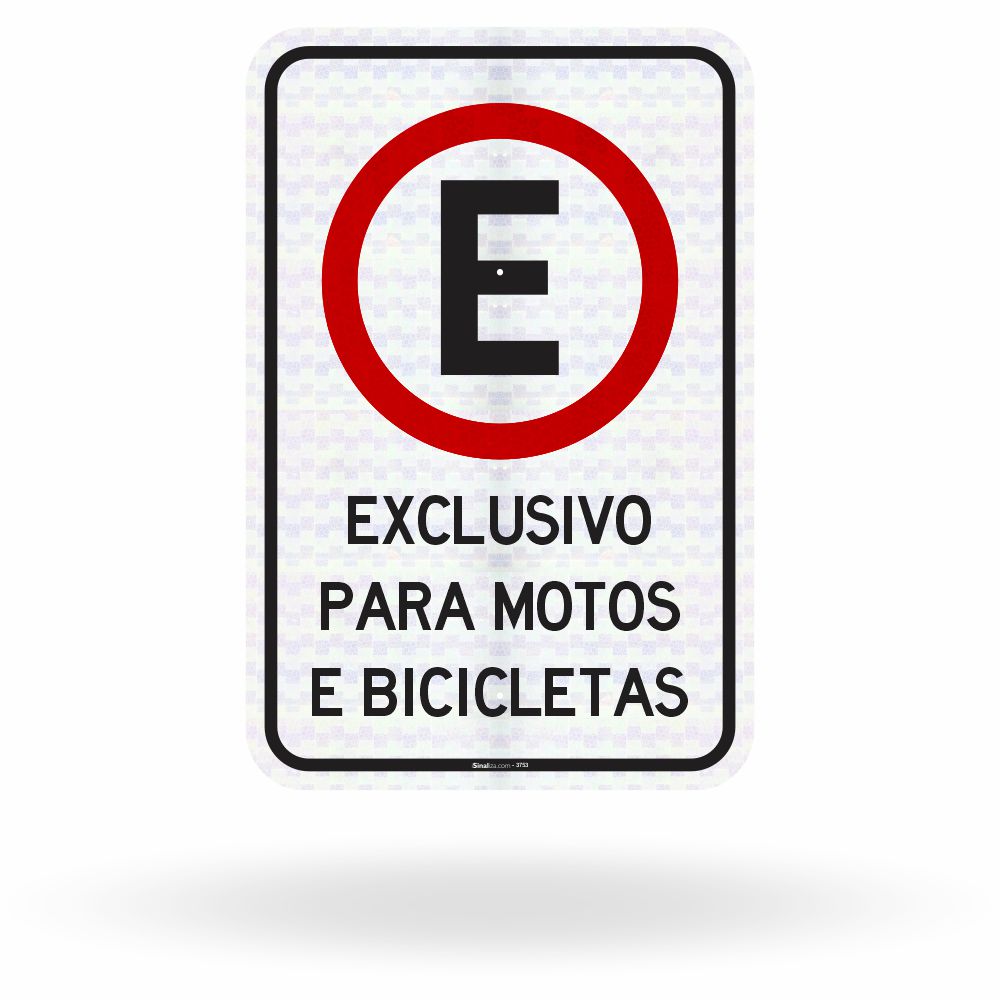 Placa Exclusivo para Motos e Bicicletas