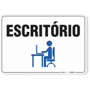 Placa Organização Escritório