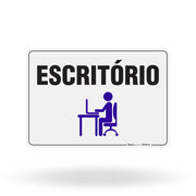 Placa Organização - Escritório