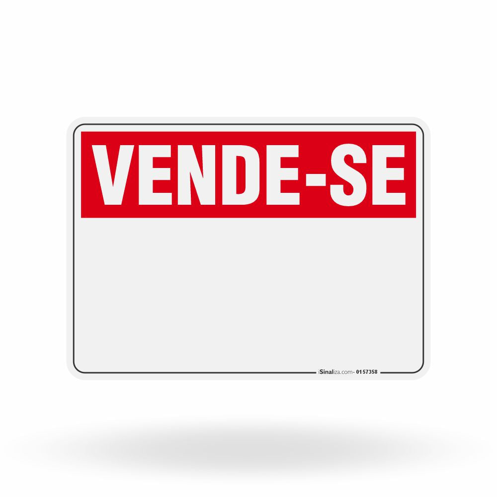 Placa Vende-se Personalizada - Destaque seu Imóvel com Profissionalismo