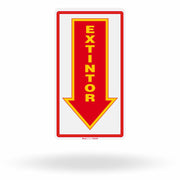 Placa Extintor – Padrão Santa Catarina 24x13 cm (PVC 2 mm)