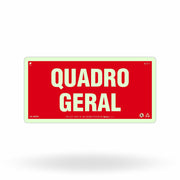 Placa de Alerta "Quadro Geral" MA28 com ColorAdd