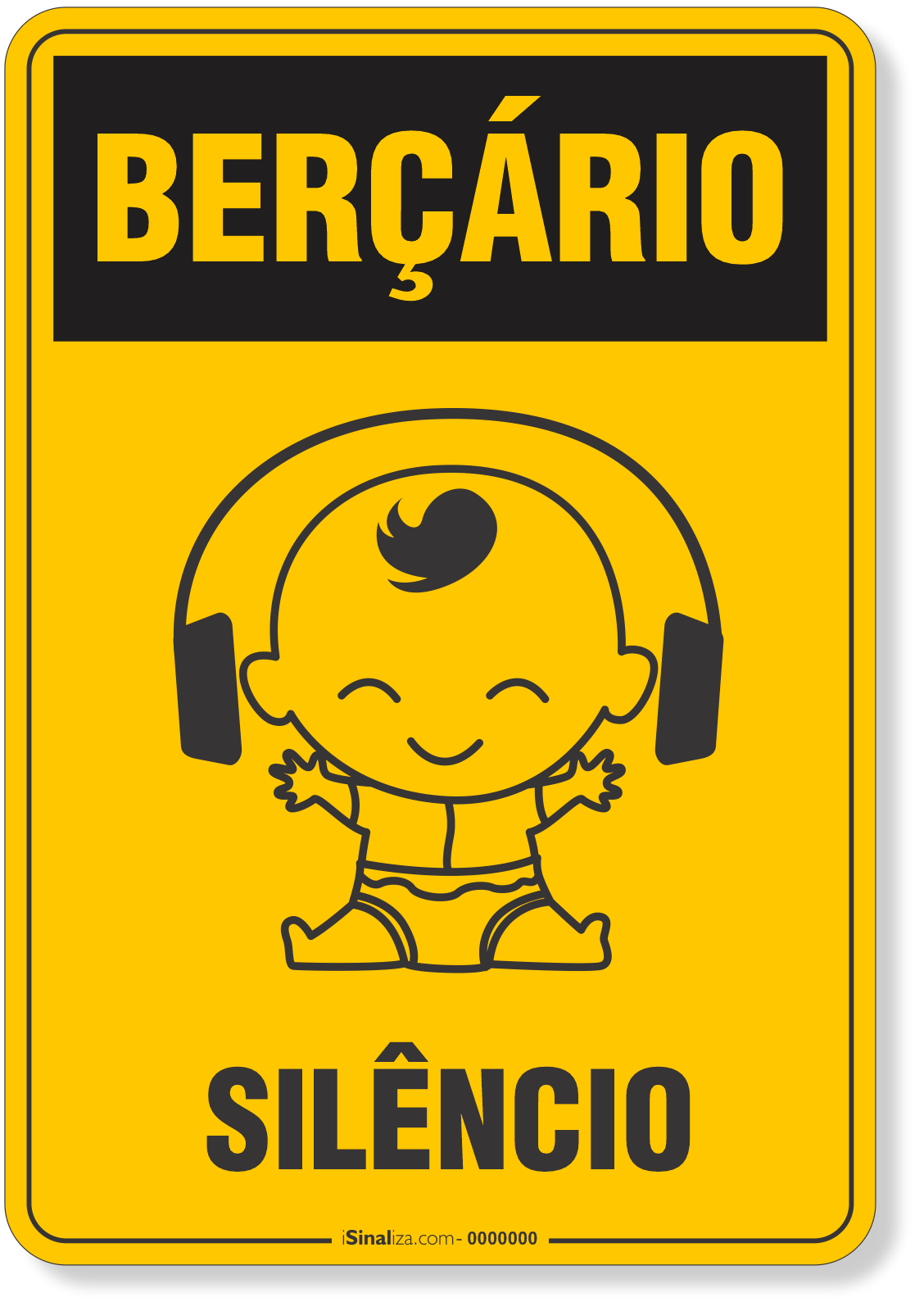 Placa Berçário Silêncio