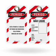Etiqueta de Bloqueio LOTO "Perigo: Cadeado Removido Por / Motivo - Com Foto" (Embalagem com 14 unidades)