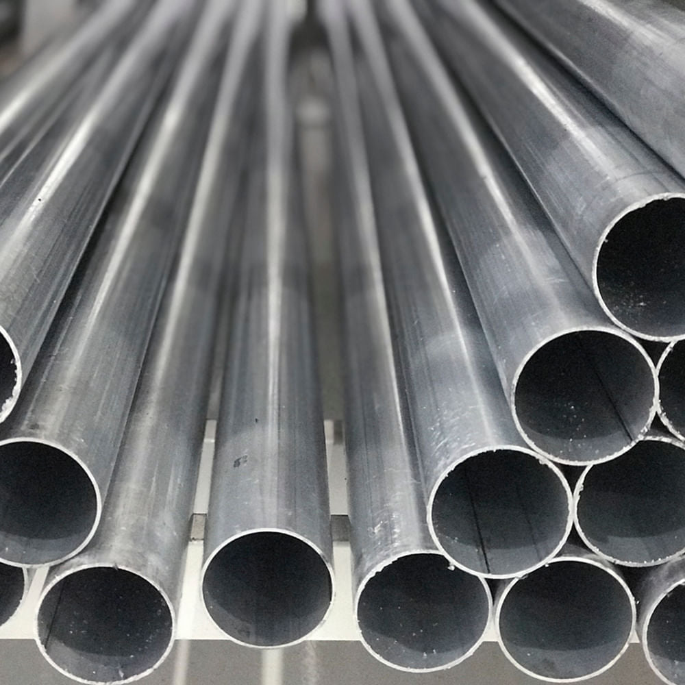 Poste para Placa de Sinalização - Aço Galvanizado com Parafusos - 2" x 3,0 Metros