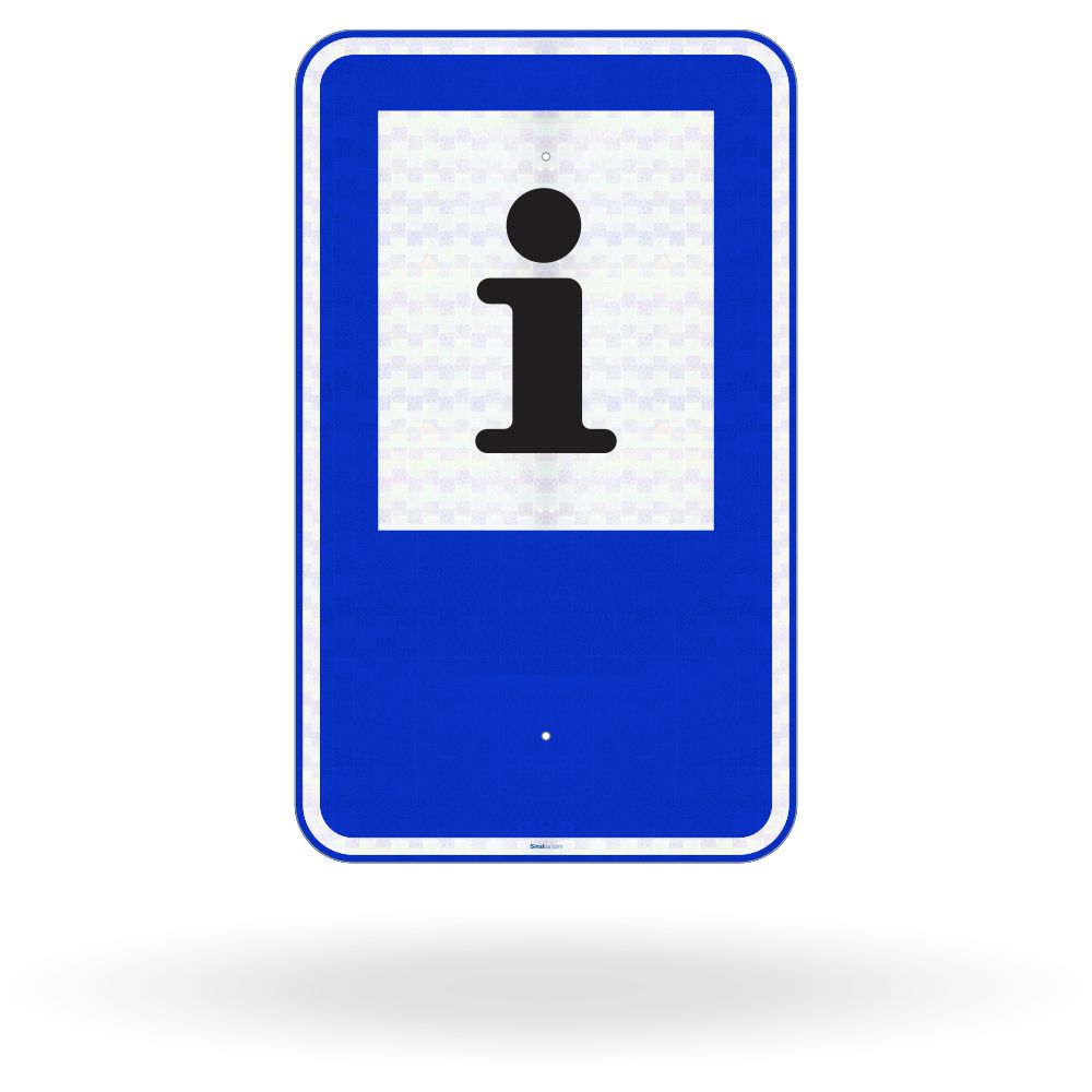 Placa de Sinalização de Serviço Auxiliar SAU-02 - Informações Turísticas