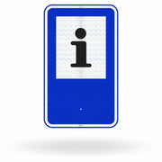 Placa de Sinalização de Serviço Auxiliar SAU-02 - Informações Turísticas