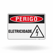 Placa Perigo - Eletricidade