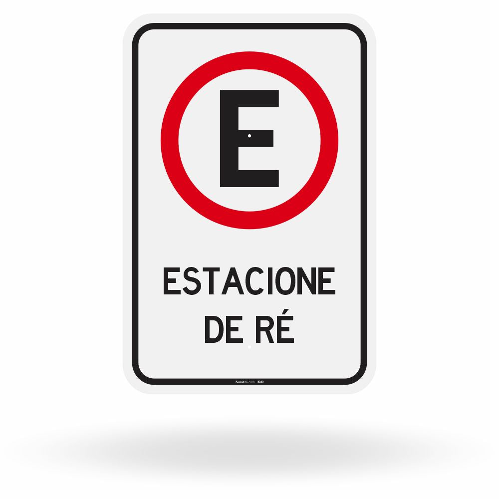 Placa Estacione de Ré