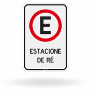 Placa Estacione de Ré