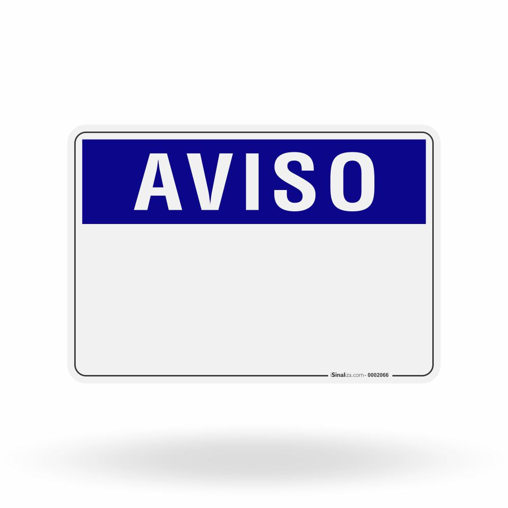 Placa Aviso Personalizada - Comunicação Direta e Exclusiva