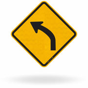 Placa Curva à Esquerda (A-2a)