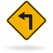 Placa Curva Acentuada à Esquerda (A-1a)