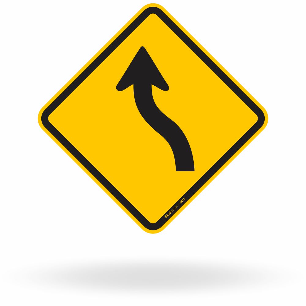 Placa Curva em "S" à Esquerda (A-5a)