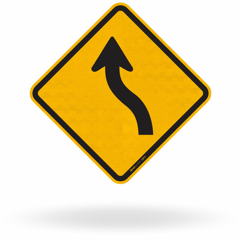 Placa Curva em "S" à Esquerda (A-5a)