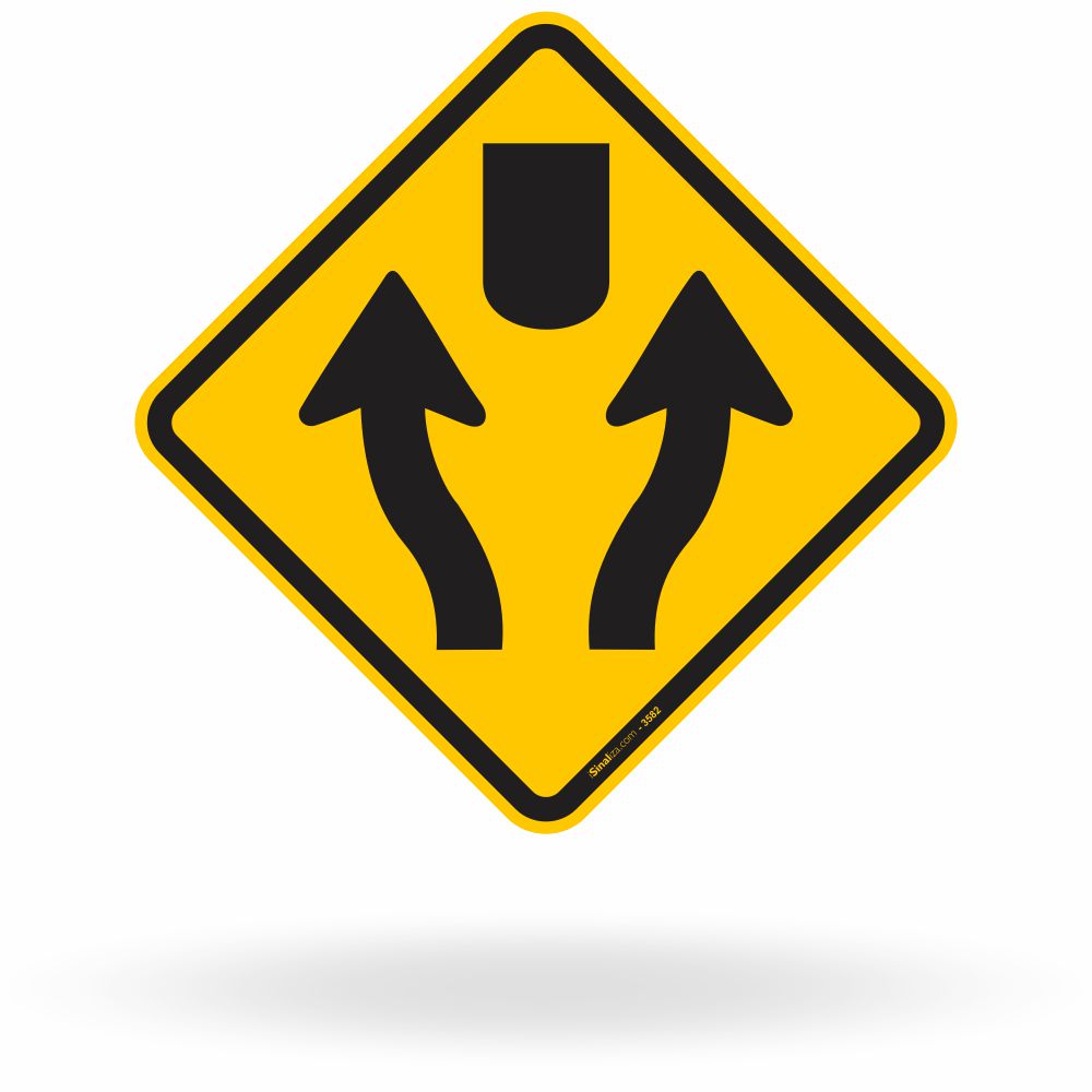 Placa Pista Dividida (A-42c)