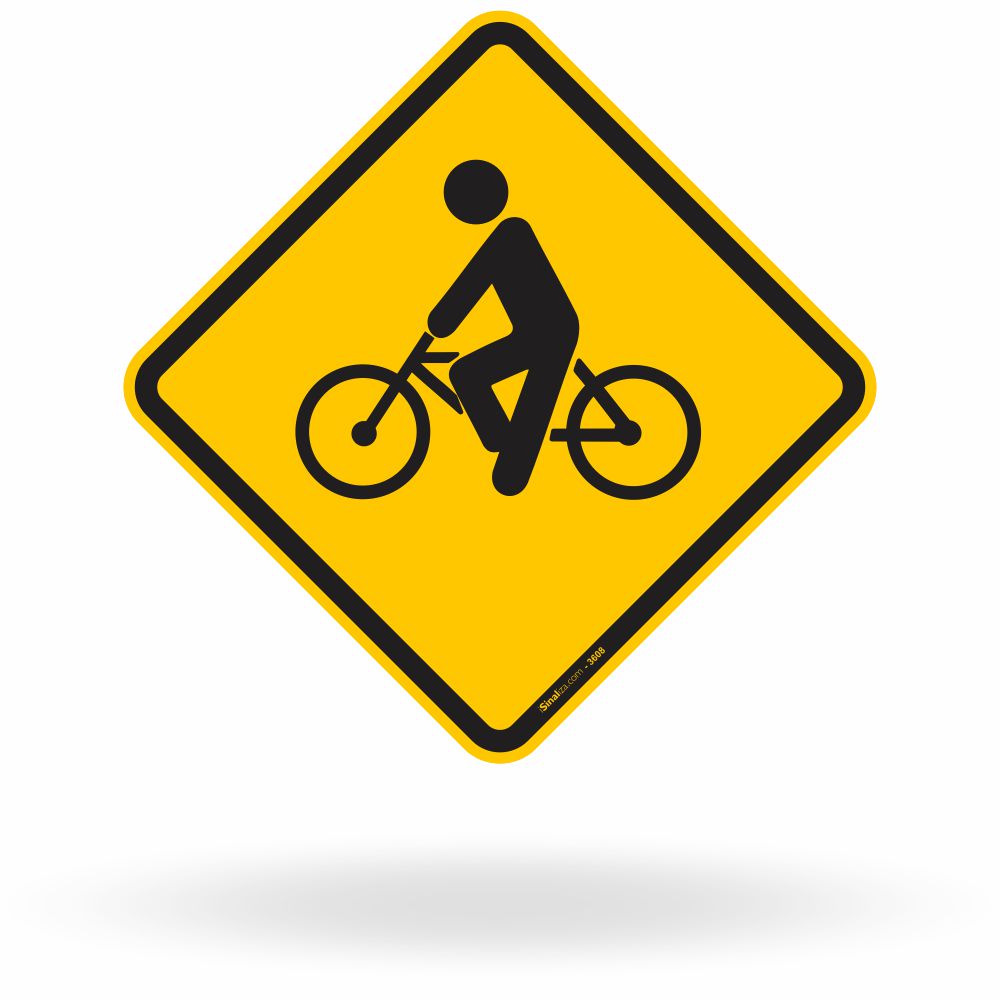 Placa Trânsito de Ciclistas (A-30a)