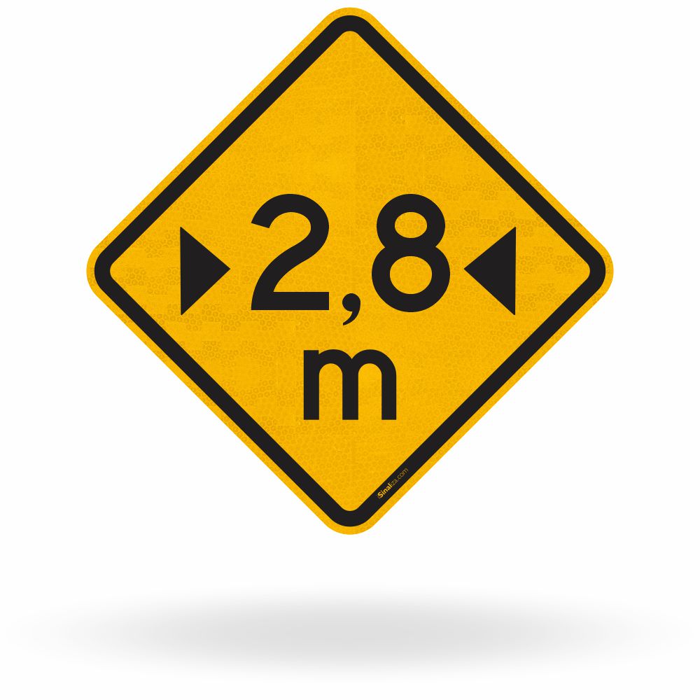 Placa Altura Limitada 2,8 m (A-37)