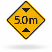 Placa Altura Limitada 5,0 m (A-37)